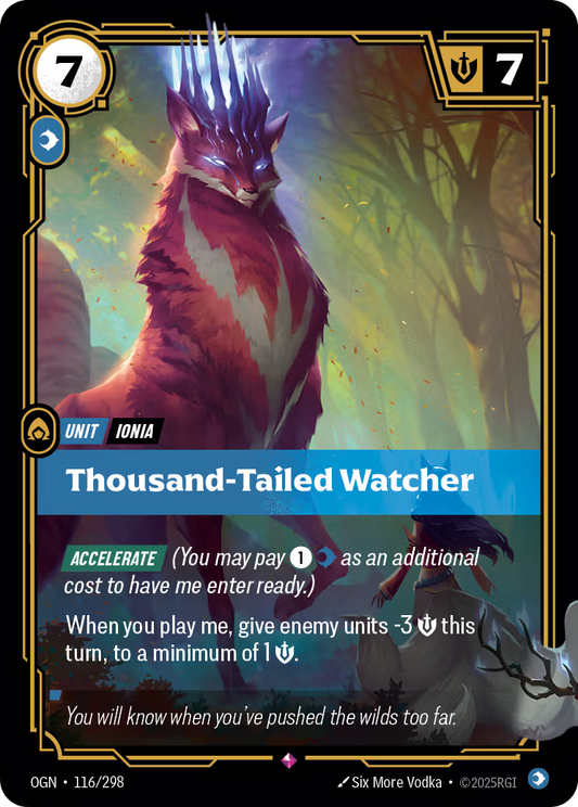 116/298 Thousand-Tailed Watcher - Rare - Origins