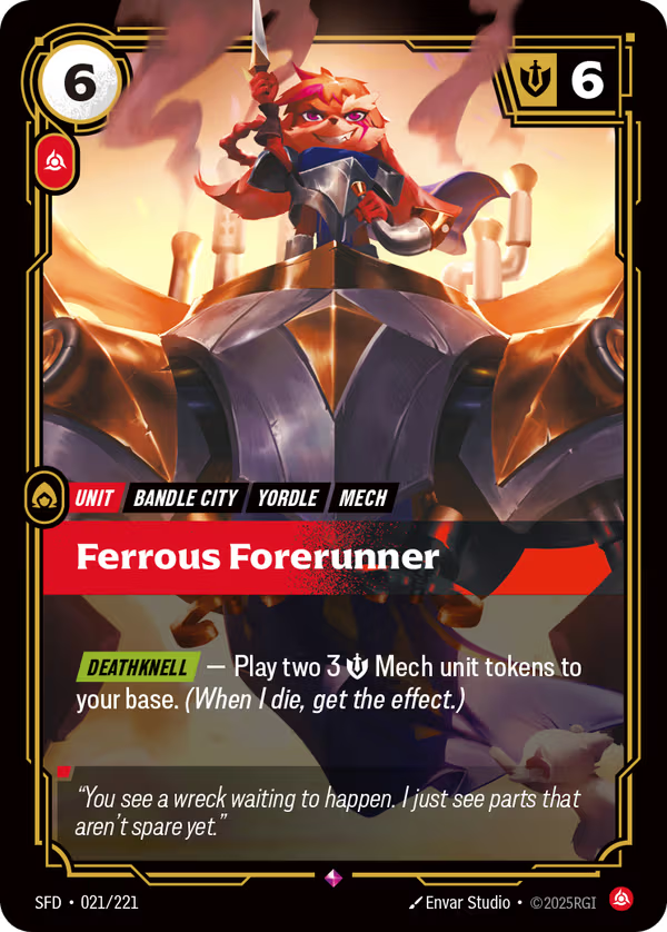 021/221 Ferrous Forerunner - Rare - Spiritforged