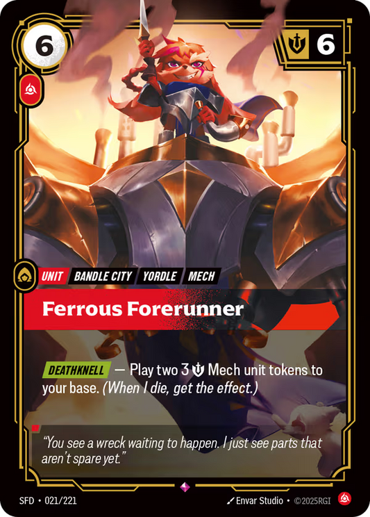 021/221 Ferrous Forerunner - Rare - Spiritforged