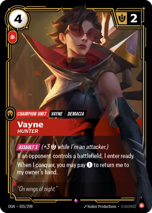 035/298 Vayne, Hunter - Rare - Origins