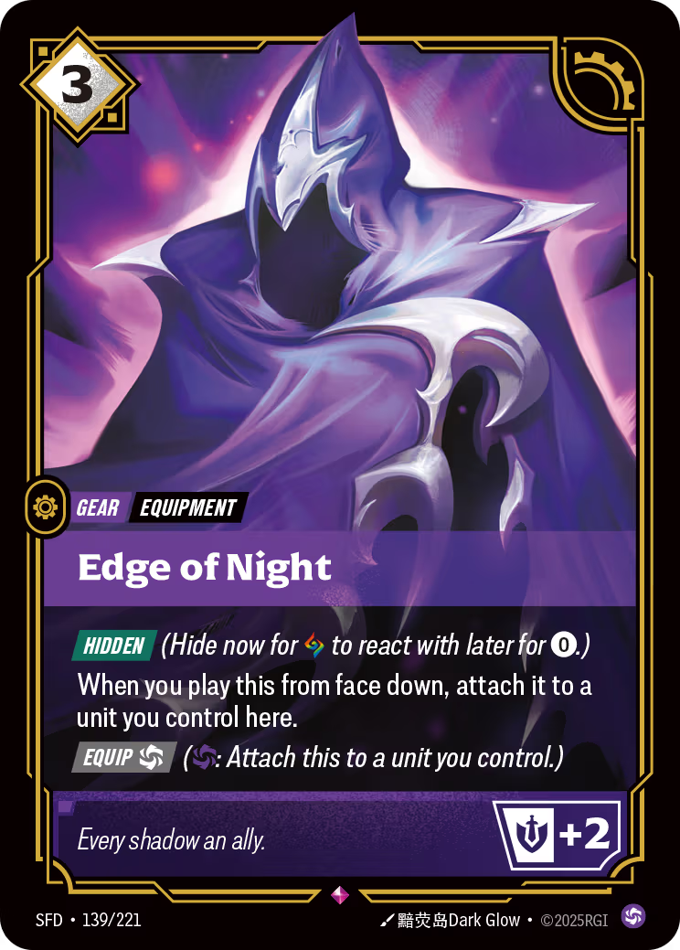 139/221 Edge of Night - Rare - Spiritforged