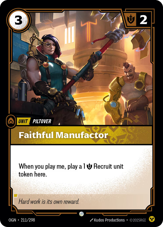 211/298 Faithful Manufactor - Common - Origins