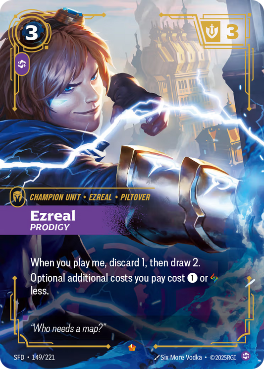 149/221 Ezreal, Prodigy - Epic- Spiritforged