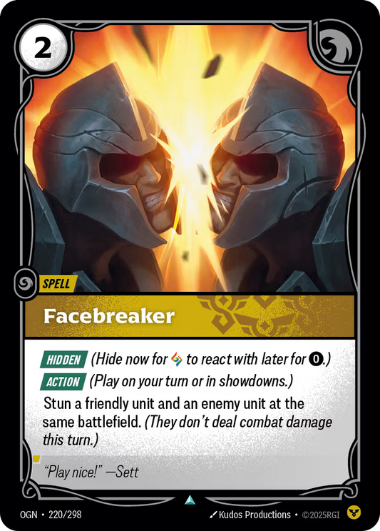 220/298 Facebreaker - Uncommon - Origins