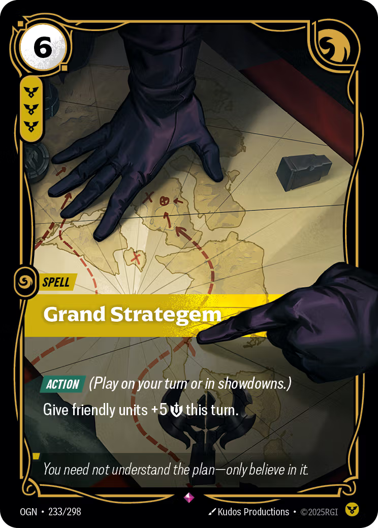 233/298 Grand Strategem - Rare - Origins