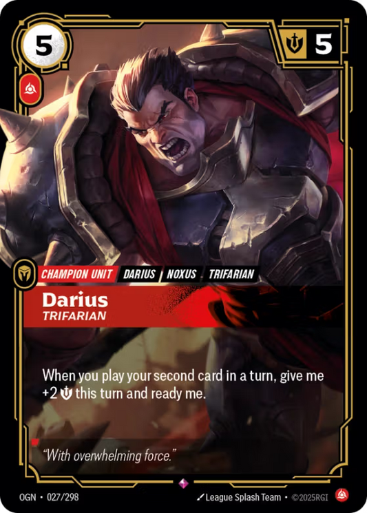 027/298 Darius, Trifarian - Rare - Origins