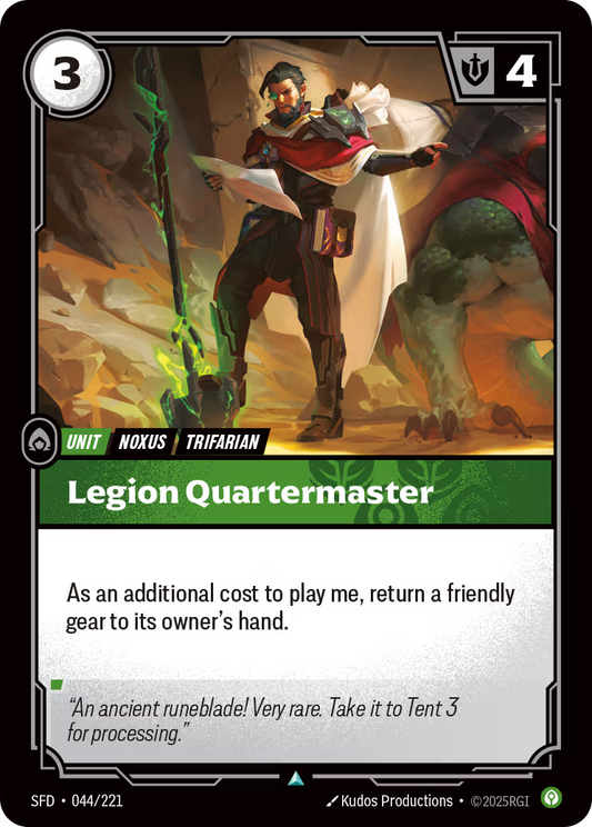 044/221 Legion Quartermaster - Uncommon - Spiritforged