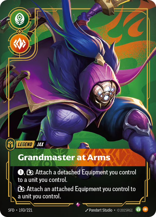 193/221 Jax - Grandmaster at Arms - Legend - Spiritforged