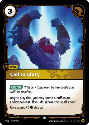 207/298 Call to Glory - Common - Origins