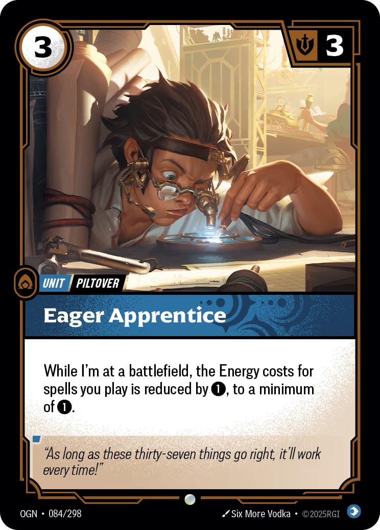084/298 Eager Apprentice - Common - Origins