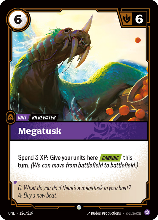 126/219 Megatusk - Common - Unleashed
