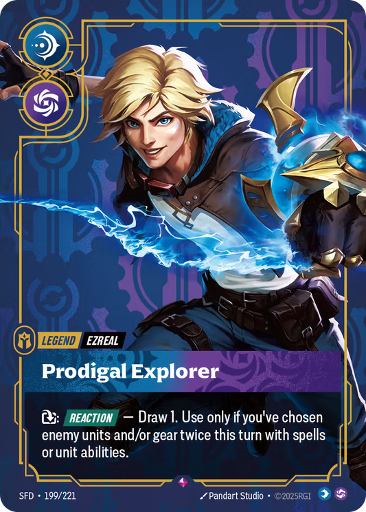 199/221 Ezreal - Prodigal Explorer - Legend - Spiritforged