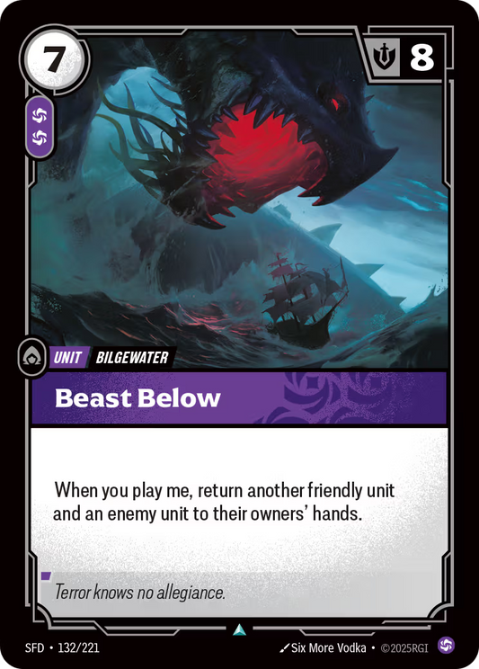 132/221 Beast Below - Uncommon - Spiritforged