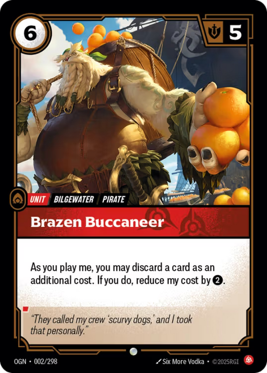002/298 Brazen Buccaneer - Common - Origins