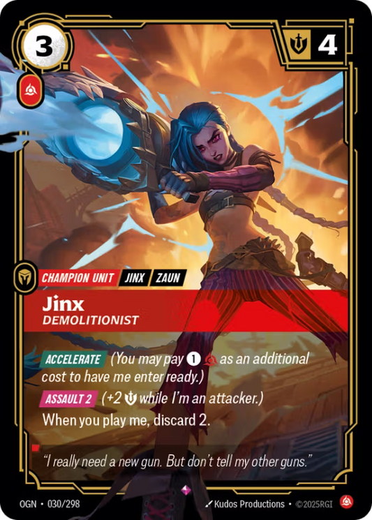 030/298 Jinx, Demolitionist - Rare - Origins