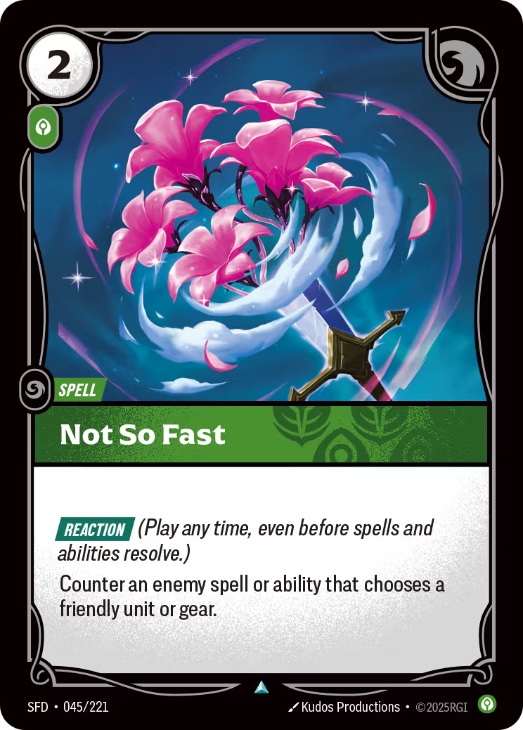 045/221 Not So Fast - Uncommon - Spiritforged