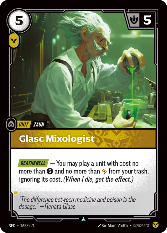 165/221 Glasc Mixologist - Uncommon - Spiritforged