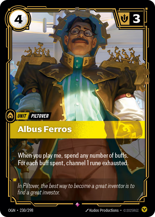 230/298 Albus Ferros - Rare - Origins