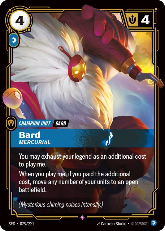 079/221 Bard, Mercurial - Rare - Spiritforged