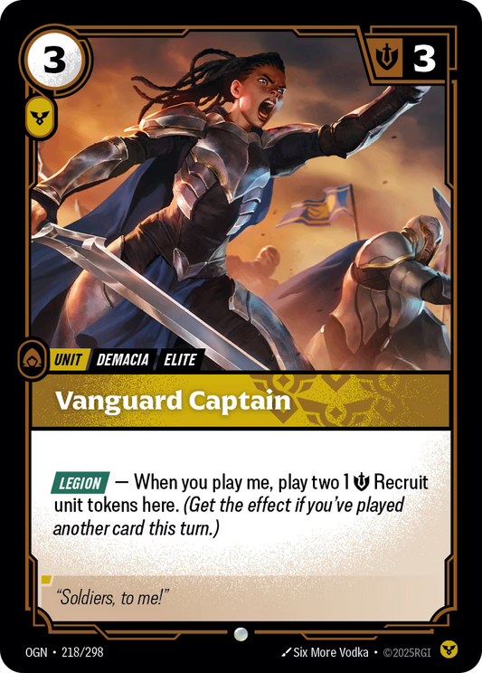 218/298 Vanguard Captain - Common - Origins