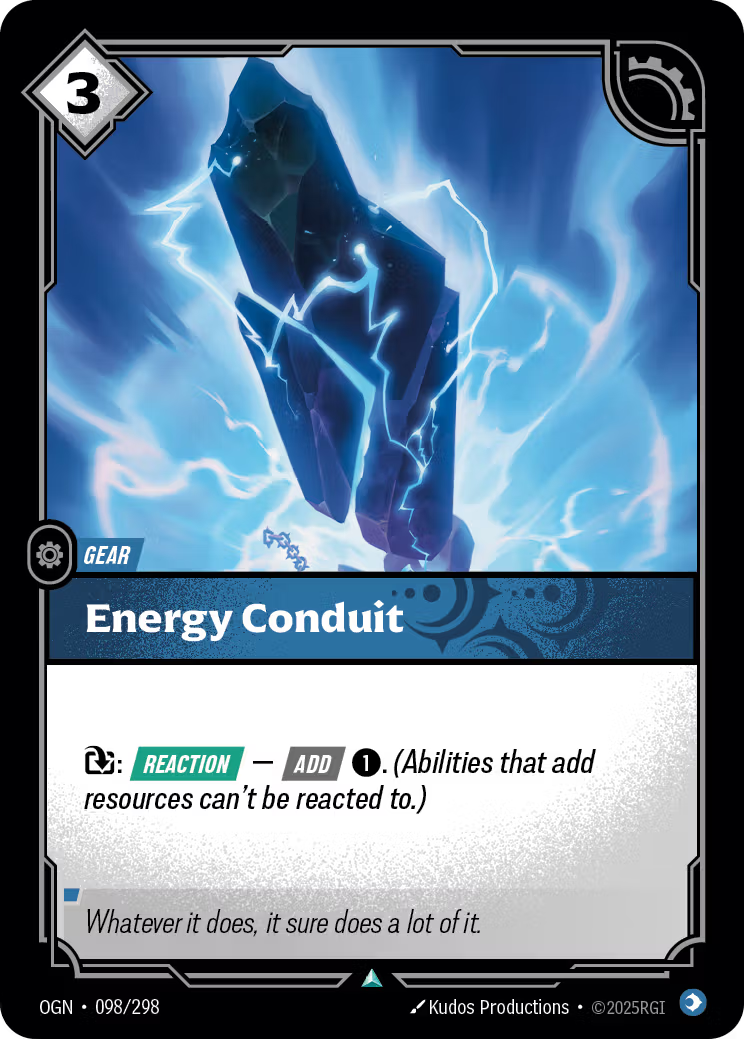 098/298 Energy Conduit - Uncommon - Origins