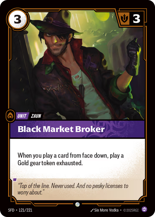 121/221 Black Market Broker - Common - Spiritforged