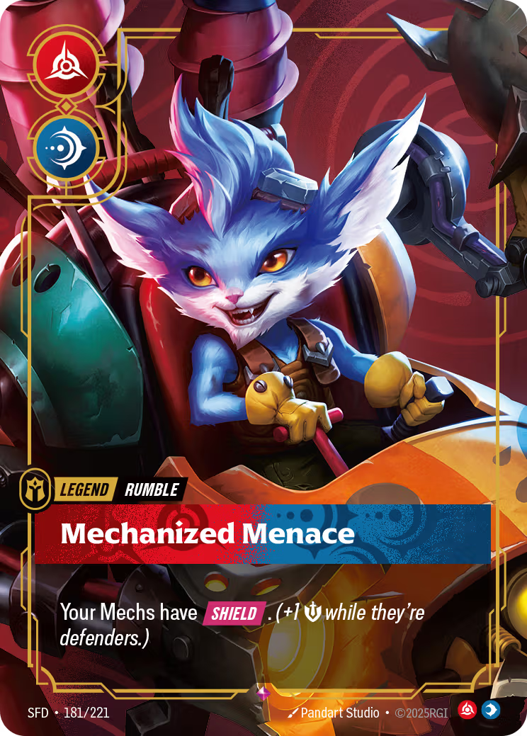 181/221 Rumble - Mechanized Menace - Legend - Spiritforged