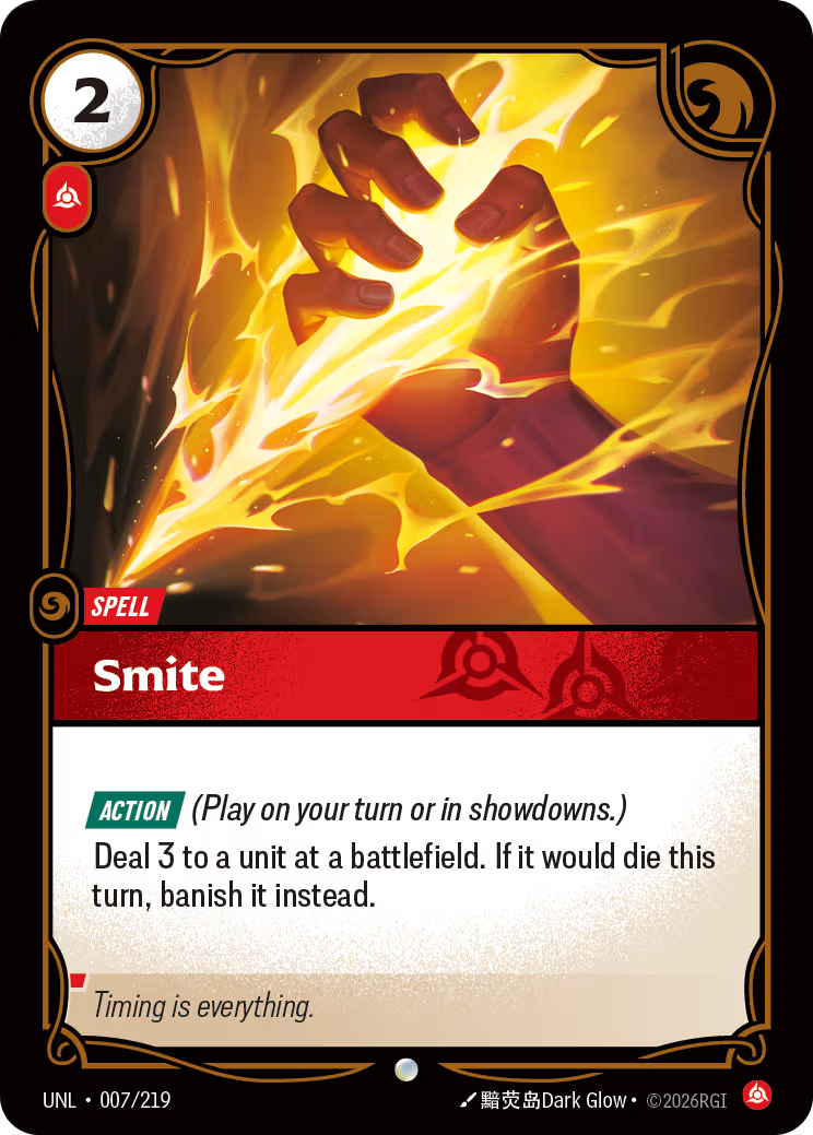 007/219 Smite - Common - Unleashed