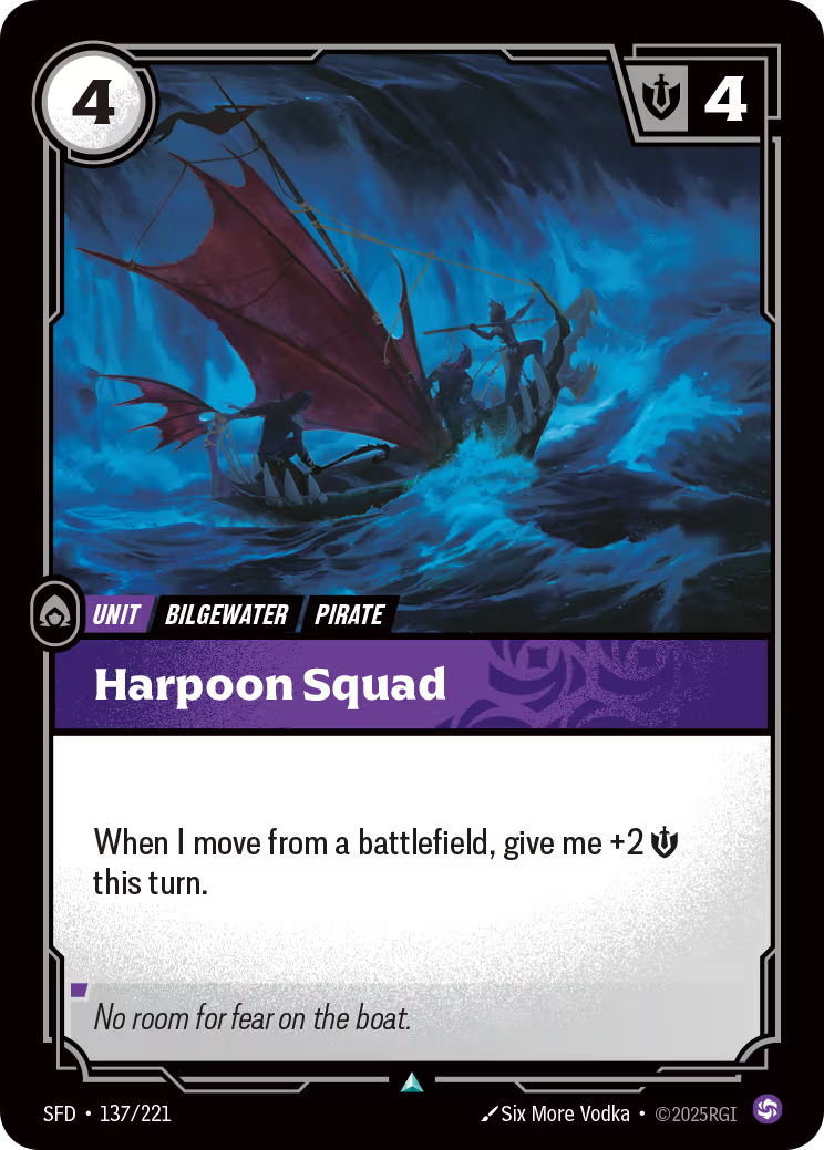 137/221 Harpoon Squad - Uncommon - Spiritforged