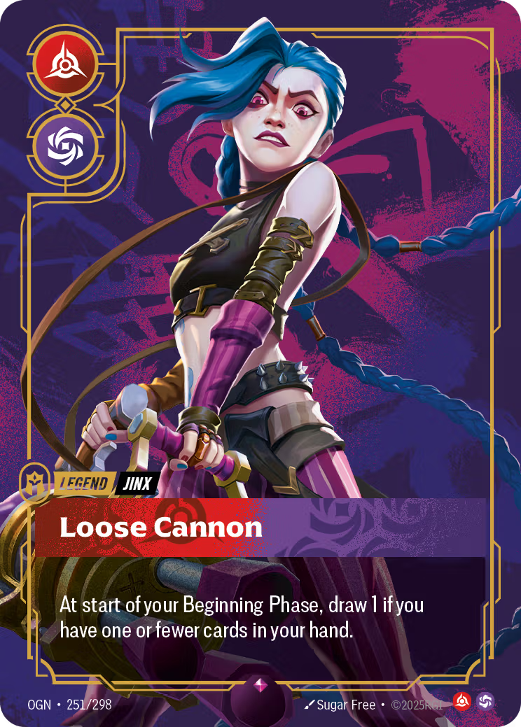 251/298 Jinx - Loose Cannon - Legend - Origins