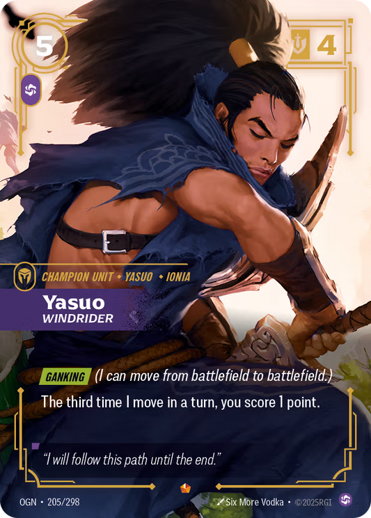 205/298 Yasuo, Windrider - Epic - Origins
