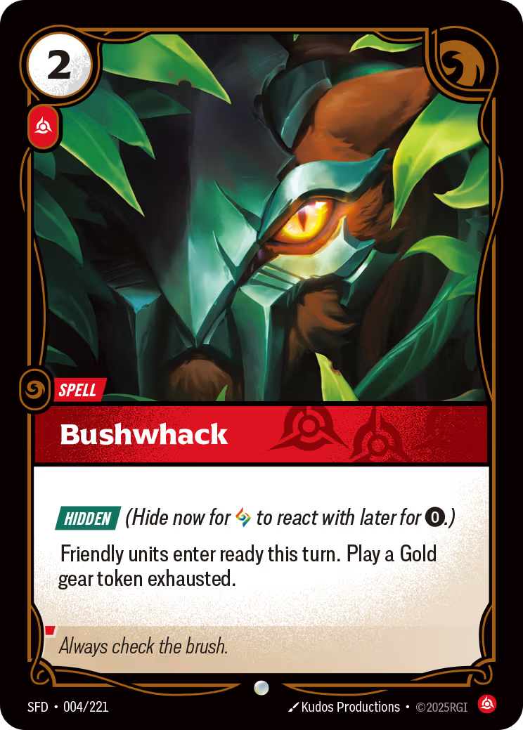 004/221 Bushwhack - Common - Spiritforged
