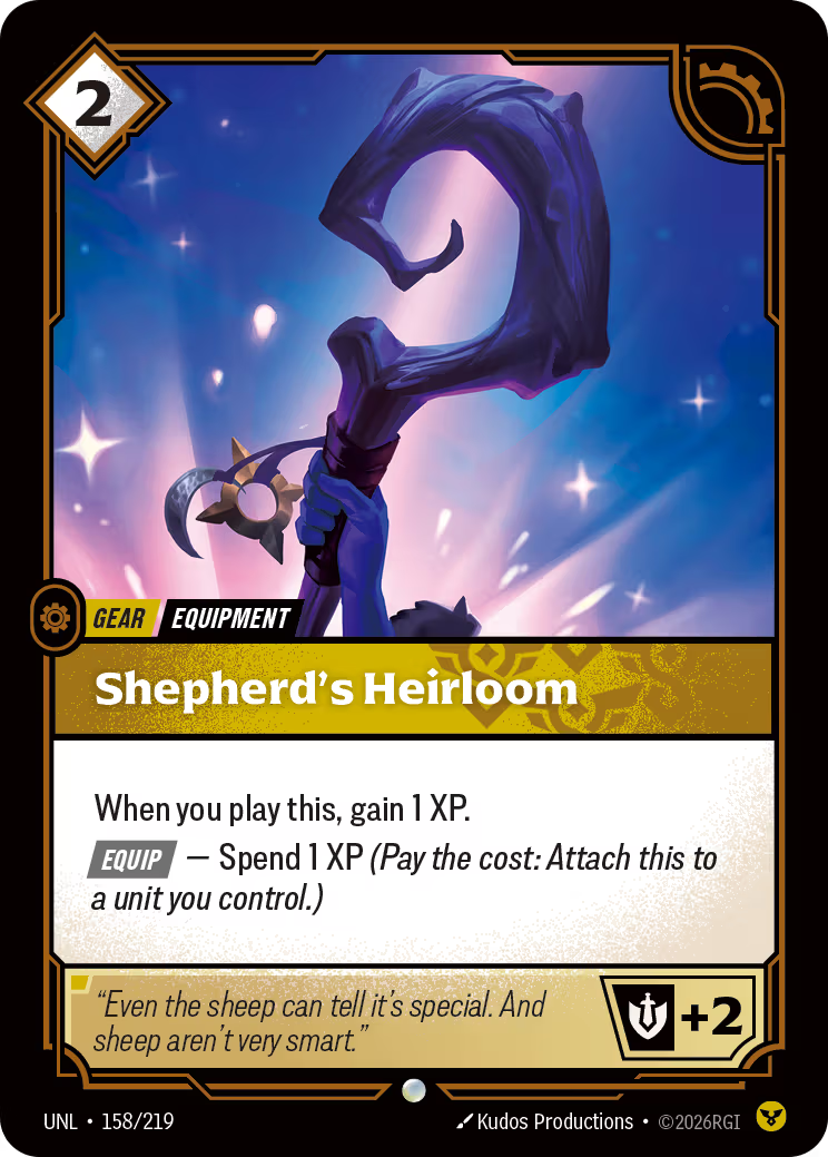 158/219 Shepherd's Heirloom - Common - Unleashed