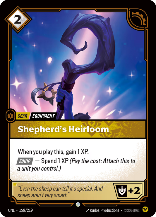 158/219 Shepherd's Heirloom - Common - Unleashed