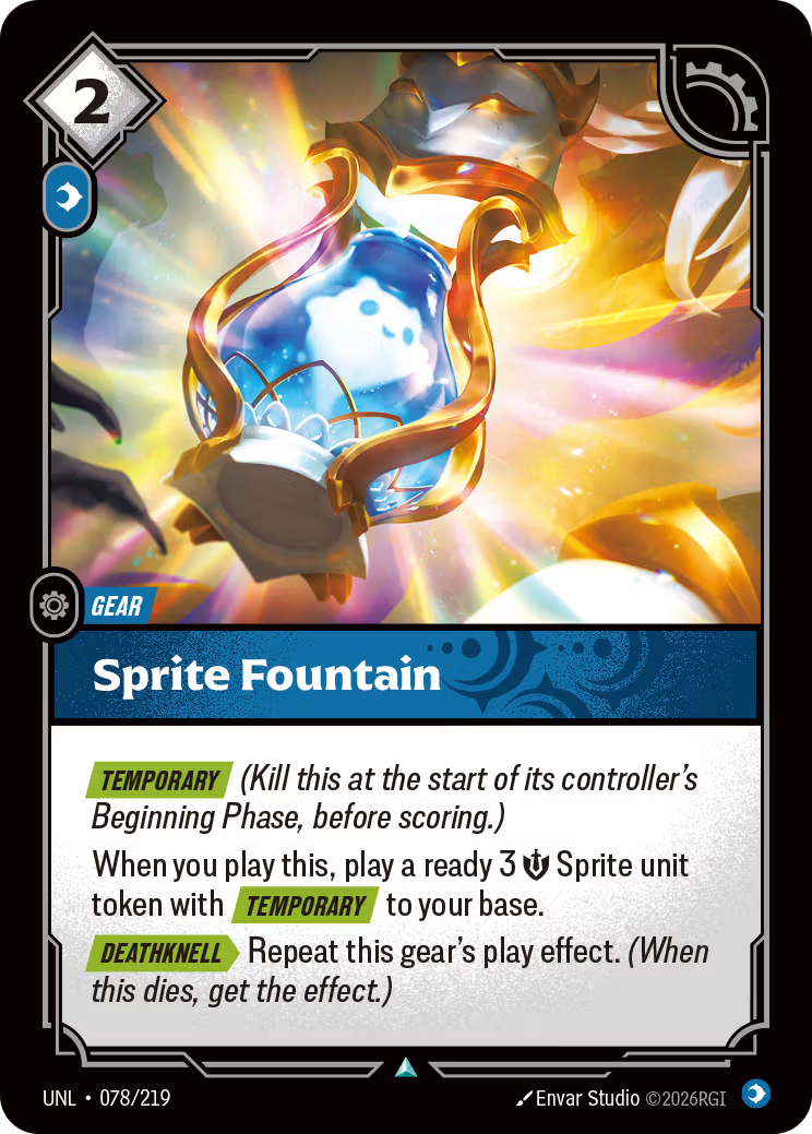 078/219 Sprite Fountain - Uncommon - Unleashed