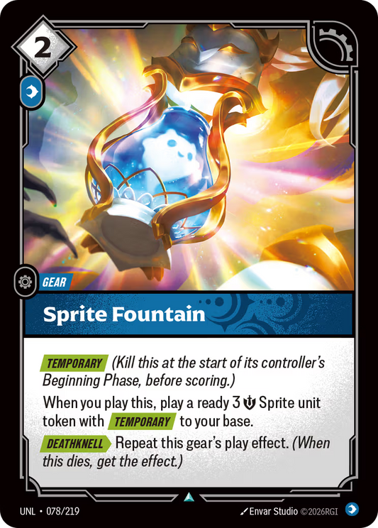 078/219 Sprite Fountain - Uncommon - Unleashed