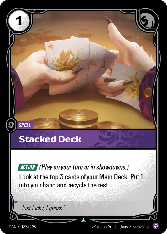 183/298 Stacked Deck - Uncommon - Origins