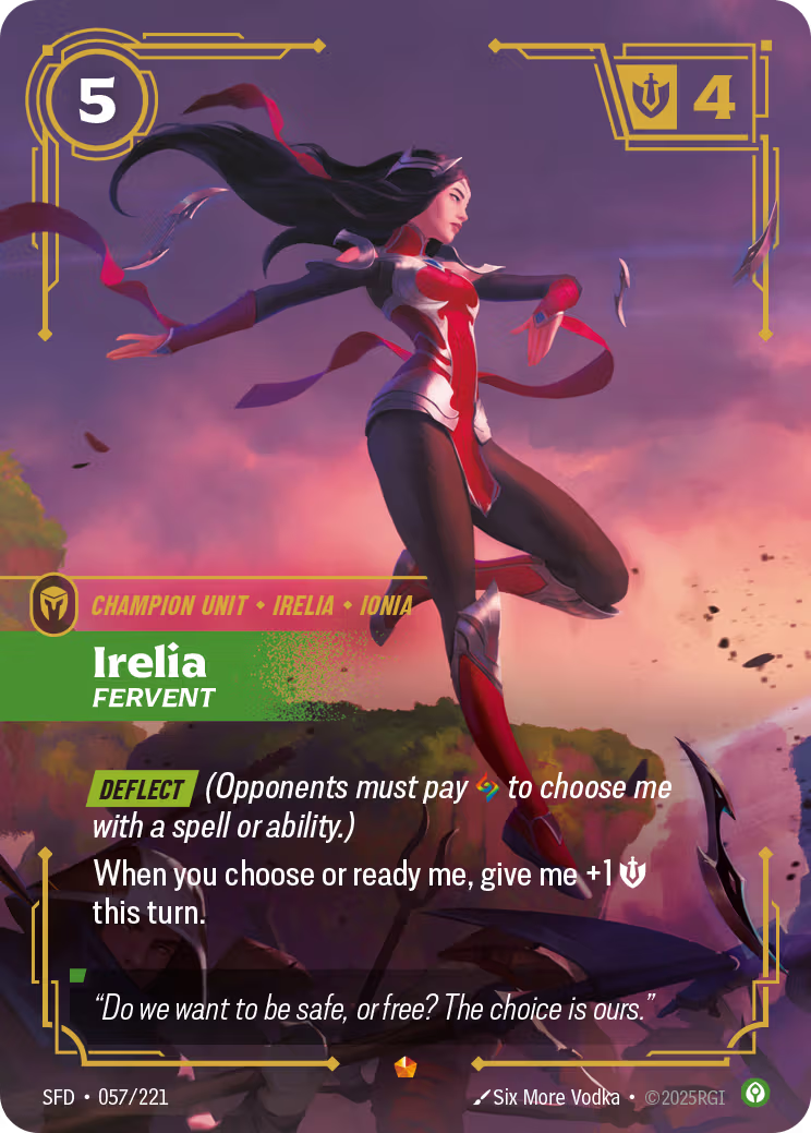 057/221 Irelia, Fervent - Epic - Spiritforged